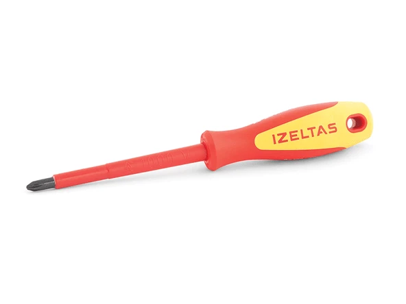 1000V İZOLE ELEKTRİKÇİ TORNAVİDA 6X100 YILDIZ (10 Adet) ürün görseli 1