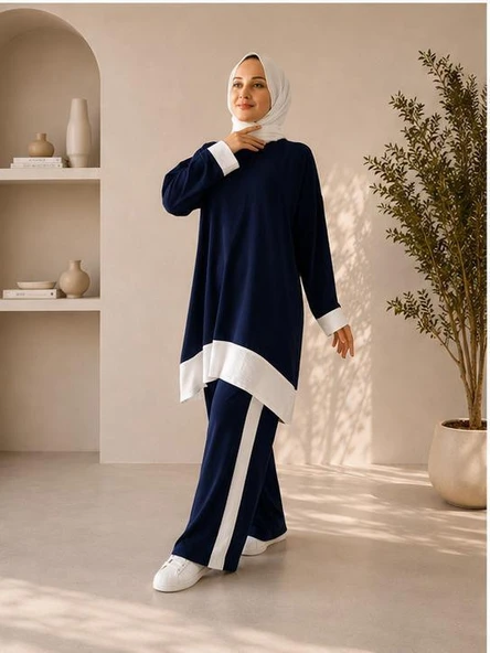 AYSUN AYDEMİR YAZLIK AEROBİN KUMAŞ İKİLİ TAKIM ürün görseli 1