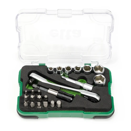 ELTA CIRCIR LOKMA ANAHTAR BİTS SET 1/4" (23 PARÇA) ürün görseli 1