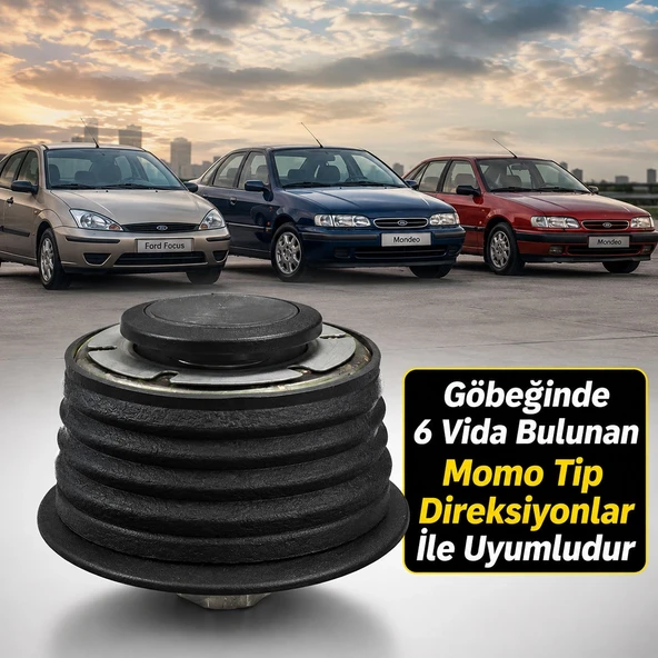 Focus 1-2 , Mondeo , Mondial Uyumlu Sabit Spor Direksiyon Göbeği Momo Tip ürün görseli 1