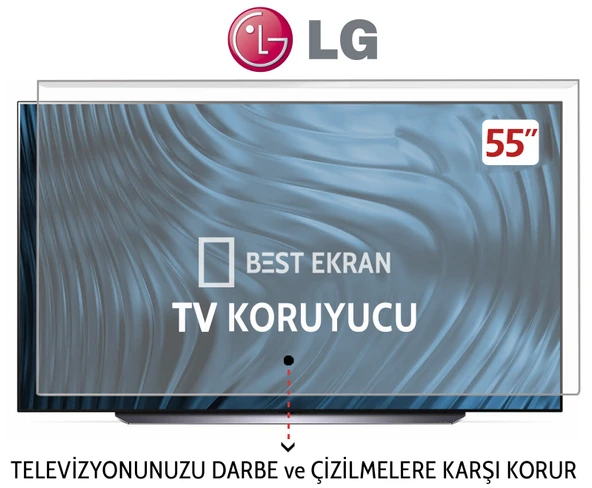 LG OLED55C64LA TV EKRAN KORUYUCU - LG 55" inç 139 cm 4K OLED evo Smart TV AI Sihirli Kumanda webOS26,Uyd ürün görseli 1