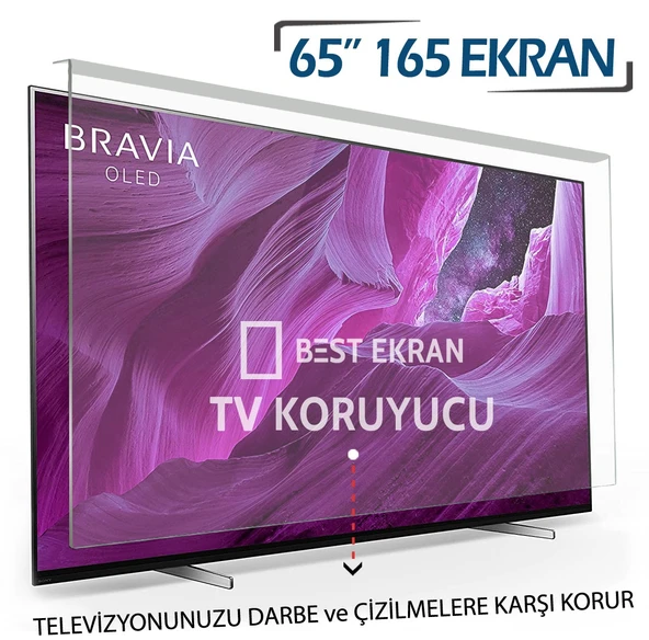 Hauzen 65TP5000 Tv Ekran Koruyucu  - Hauzen 65" inç 165 Ekran QLED 4K Ultra Hd Whaleos Tv ürün görseli 1