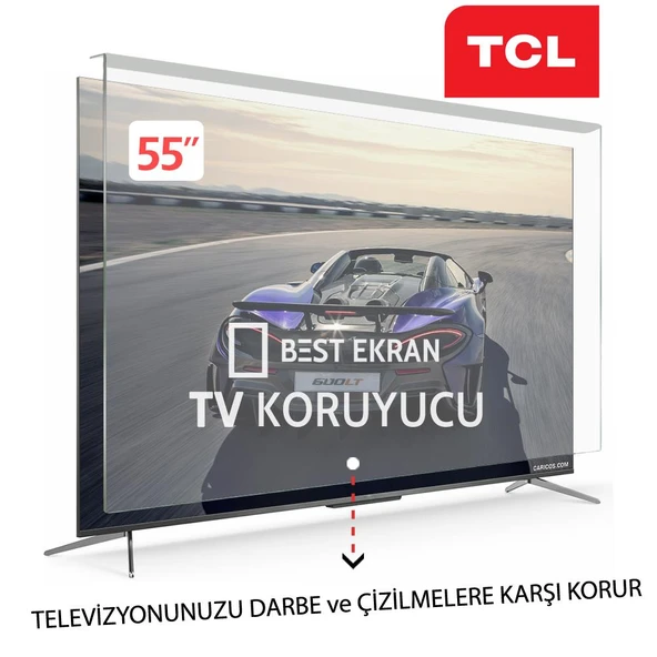 Tcl 55" inç 138 cm Ekran 4K Ultra Hd LED QLED Televizyon Ekran Koruyucu ürün görseli 1