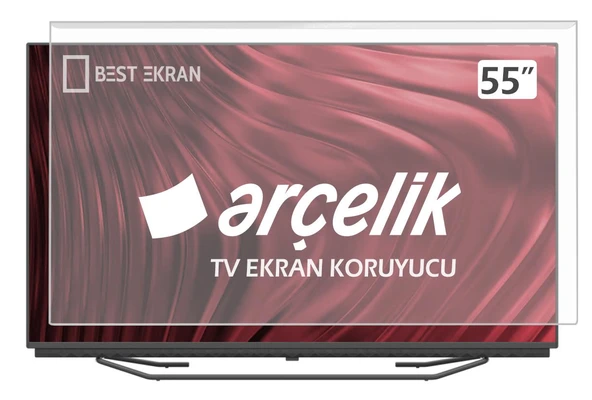 Arçelik A 755 C Tv Ekran Koruyucu - Arçelik 55" inç 139 cm 7 Serisi Kırılmaz paneli ürün görseli 1
