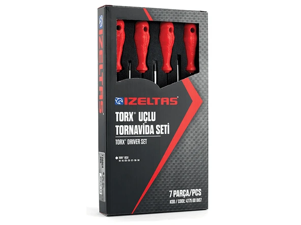 TORX UÇLU TORNAVİDA 7 Lİ TAKIM ürün görseli 1