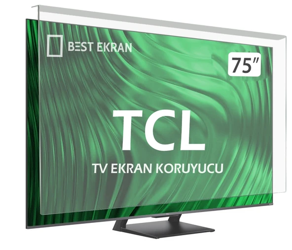 TCL 75C8L TV EKRAN KORUYUCU - TCL 75" inç 189cm 75C8LGTV QD miniled KIRILMAZ Ekran Koruyucu ürün görseli 1