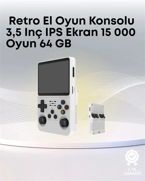 Nevamel® R36S 64 GB Retro El Konsolu – Gelişmiş Donanım ve Özelleştirilebilir Yazılım Yapısı ürün görseli 1