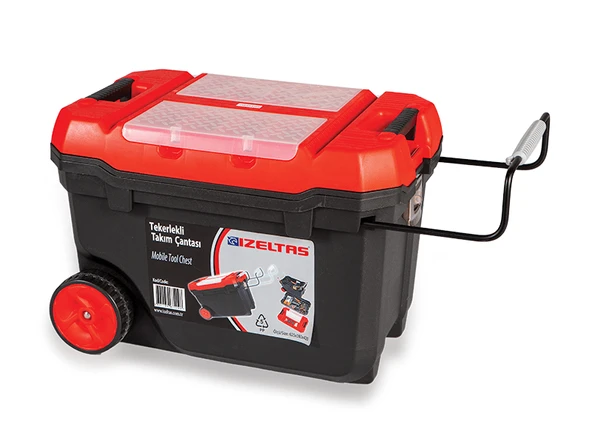 TEKERLEKLİ PLASTİK TAKIM ÇANTAŞI 380X595 MM ürün görseli 1