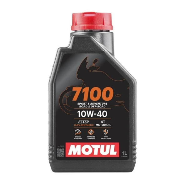 MOTUL 7100 10W40 4T SENTETİK YAĞ  1LT ürün görseli 1