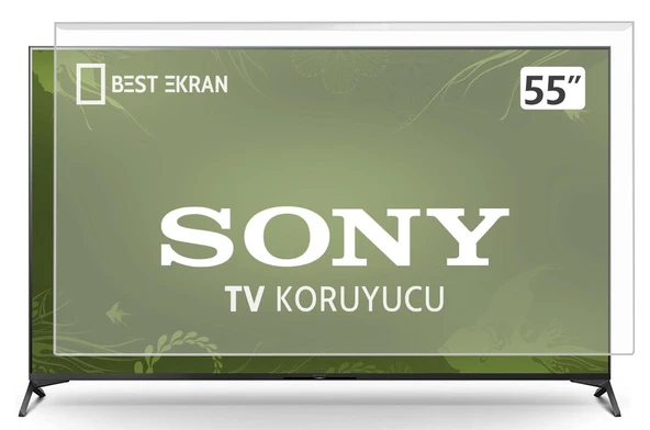 Sony KD-55XH9505 Tv Ekran Koruyucu - Sony 55" inç 139 cm Ekran Kırılmaz Koruyucu ürün görseli 1