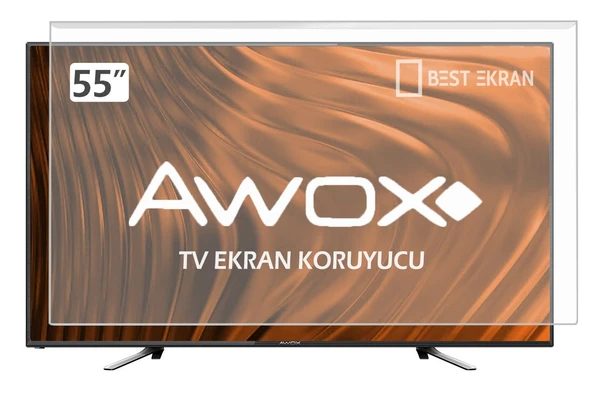 AWOX B205500SA TV EKRAN KORUYUCU - Awox 55" inç Kırılmaz Tv Koruyucu ürün görseli 1