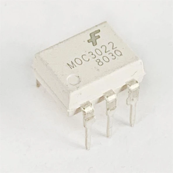 MOC 3022 DIP-6 Triac Çıkışlı Optokuplör Entegresi ürün görseli 1