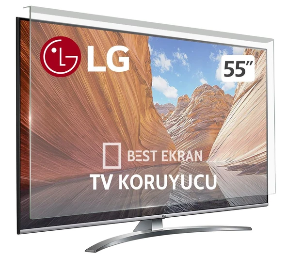 LG 55NANO816PA TV EKRAN KORUYUCU - LG 55" inç 139 Ekran Şeffaf Tv Ekran Koruyucu ürün görseli 1