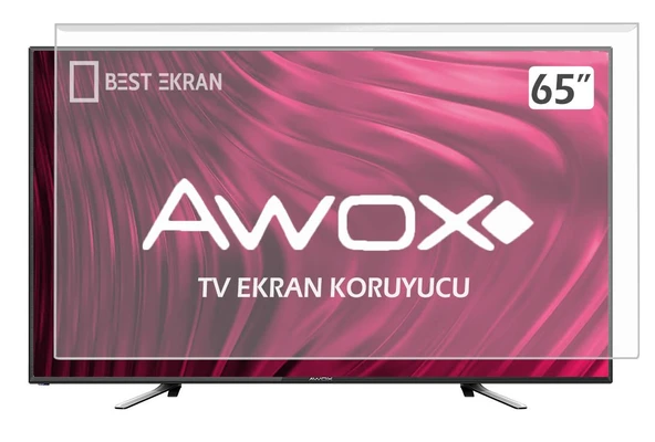 AWOX 65A6500USWN TV EKRAN KORUYUCU - Awox 65" Kırılmaz Tv Ekran Koruyucu ürün görseli 1