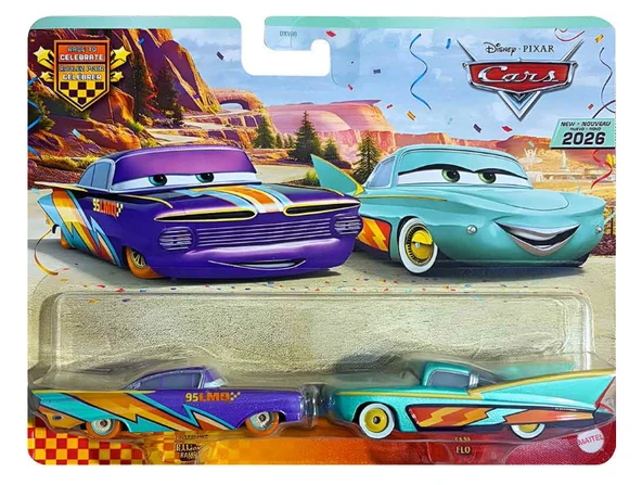 Hot Wheels Disney Pixar - 25.yıl Özel Seri İkili Karakter araç ürün görseli 1