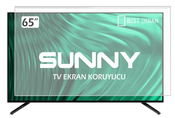 SUNNY SN65LEDA51 TV EKRAN KORUYUCU - Sunny 65" inç Tv Kırılmaz Koruma Paneli ürün görseli 1