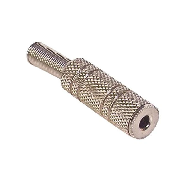 3.5 Mm Stereo Dişi Metal Uzatma Jack ürün görseli 1