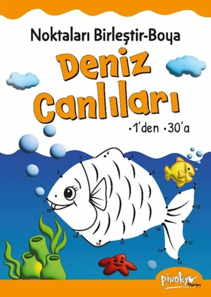 Noktaları Birleştir-Boya Deniz Canlıları-1’den 30’a ürün görseli 1