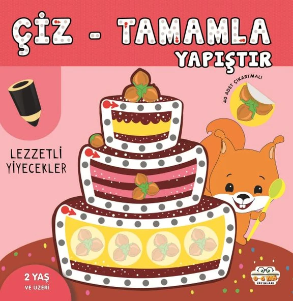 Çiz-Tamamla-Yapıştır Lezzetli Yiyecekler ürün görseli 1