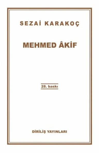 Mehmed Akif ürün görseli 1