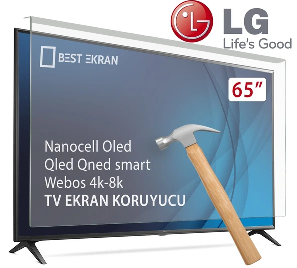LG 65NANO90A6B TV EKRAN KORUYUCU -  Lg 65" inç 165 cm NANOCELL KIRILMAZ EKRAN Koruyucu ürün görseli 1
