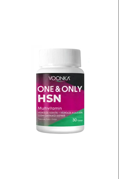 Voonka One Only HSN Multivitamin 30 Tablet ürün görseli 1