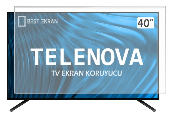 TELENOVA 40" inç 102 Ekran Tv Ekran Koruyucu ürün görseli 1
