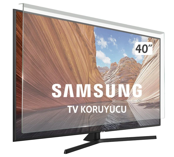 SAMSUNG 40F7000 TV EKRAN KORUYUCU - Samsung 40" inç Ekran Şeffaf Koruma paneli ürün görseli 1