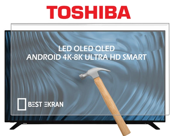 Toshiba 65UV1563DT Tv Ekran Koruyucu - Toshiba 65" inç 165 Ekran Smart vidaa Kırılmaz Koruyucu ürün görseli 1