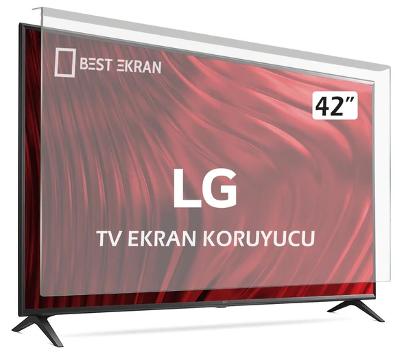 LG 42LB730V TV EKRAN KORUYUCU - LG 42" inç 106 Ekran Şeffaf Koruma paneli ürün görseli 1