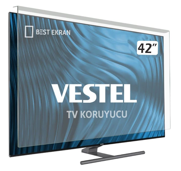 VESTEL 42FA8000 TV EKRAN KORUYUCU - Vestel 42" inç 106 Ekran Şeffaf Koruma paneli ürün görseli 1