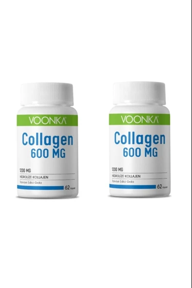 Voonka Collagen 600 mg 60 Kapsül 2 Adet ürün görseli 1