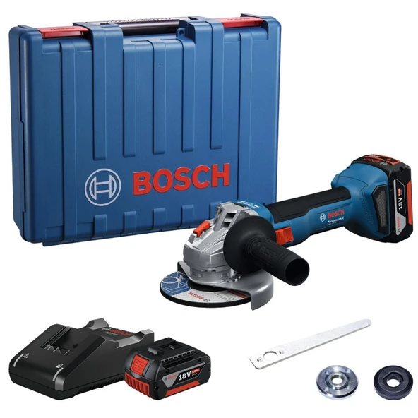 Bosch GWS 18V-8 2x4.0Ah Çift Akülü Taşlama ürün görseli 1