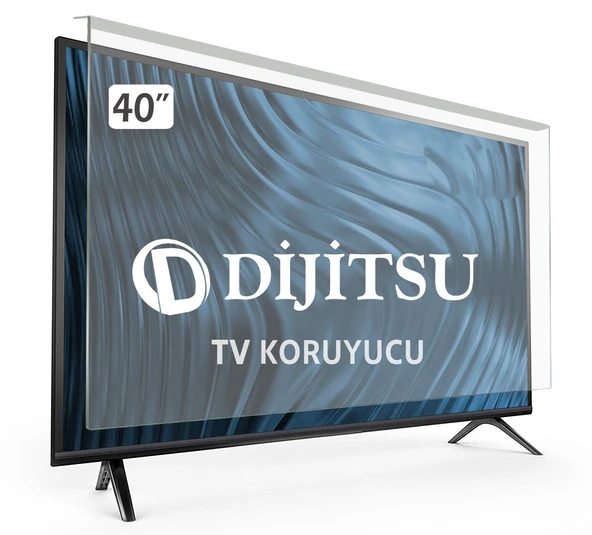 DIJITSU 40DS7700 TV EKRAN KORUYUCU - Dijitsu 40" inç  Ekran Tv Kırılmaz Koruma Paneli ürün görseli 1