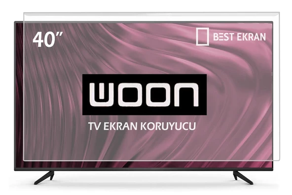 WOON WN40DLK0938 Tv Ekran Koruyucu - Woon 40" inç  Ekran Şeffaf Koruma Paneli ürün görseli 1