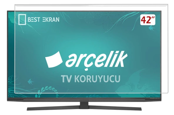 ARÇELİK A42L85324B TV EKRAN KORUYUCU - Arçelik 42" inç 106 Ekran Tv Şeffaf Koruma paneli ürün görseli 1