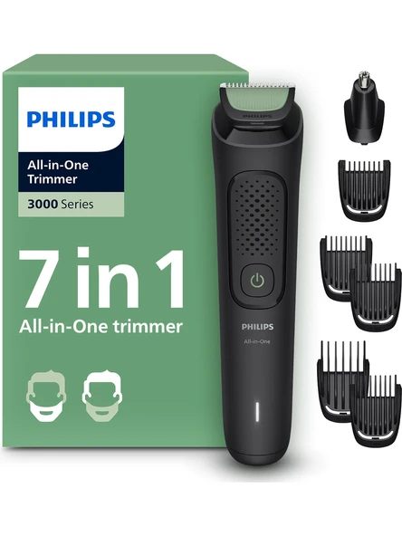 Philips 3000 Serisi 7in1, Erkek Bakım Seti, Yüz/Saç/Vücut Tıraş Makinesi, Islak /Kuru Kullanım, MG3920/15 ürün görseli 1