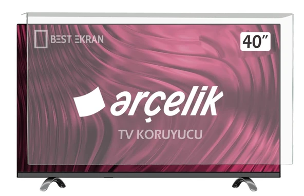 ARÇELİK A40LW5433 TV EKRAN KORUYUCU - Arçelik 40" inç Tv Ekran Tv Şeffaf Koruma paneli ürün görseli 1