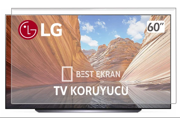 LG 60UB850V TV EKRAN KORUYUCU - Lg 60" inç tv kırılmaz Koruyucu ürün görseli 1