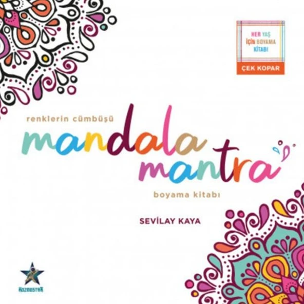 Renklerin Cümbüşü Mandala Boyama Kitabı ürün görseli 1
