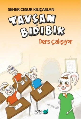 Tavşan Bıdıbık Ders Çalışıyor ürün görseli 1