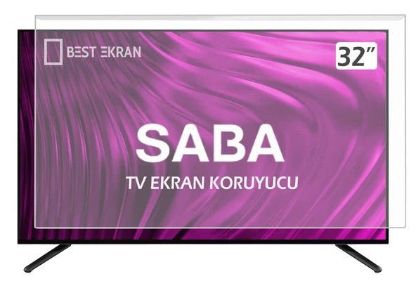 Saba SB32100 Tv Ekran Koruyucu - Saba 32" inç Tv Ekran Koruyucu Camı ürün görseli 1