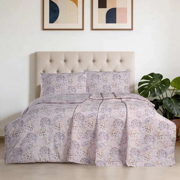 Aryıldız Home Peony Ranforce Baskılı Çift Kişilik Pike ürün görseli 1