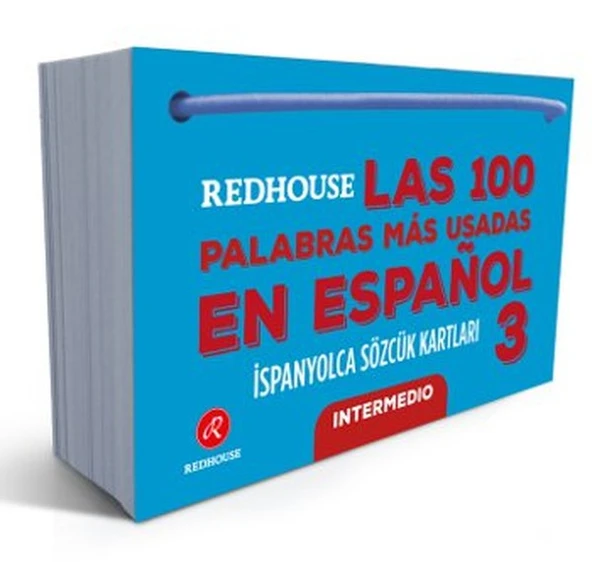 Redhouse Las 100 Palabras Mas Usadas Espanol - İspanyolca Sözcük Kartları 3 ürün görseli 1