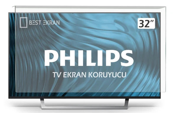 Philips 32PFL3158H Tv Ekran Koruyucu - Philips 32" inç Ekran Koruyucu Paneli ürün görseli 1