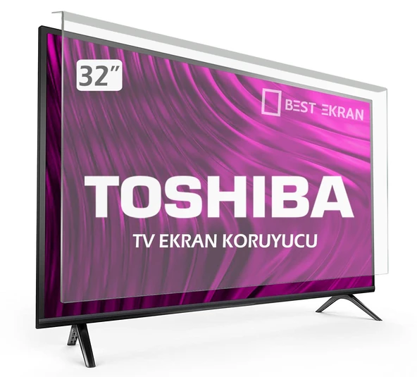 Toshiba 32W1753DG Tv Ekran Koruyucu - Toshiba 32" inç Tv Ekran Koruyucu Paneli ürün görseli 1
