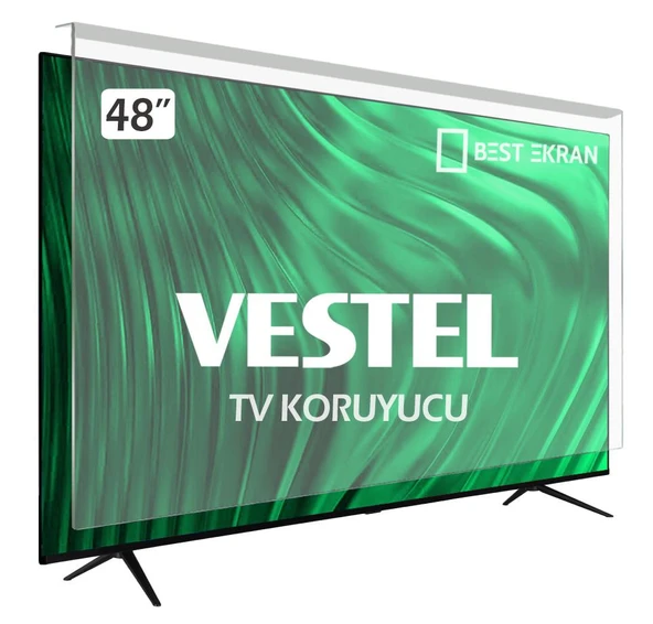 VESTEL 48UB8300 TV EKRAN KORUYUCU - Vestel 48" inç 122 Ekran Şeffaf Koruma paneli ürün görseli 1
