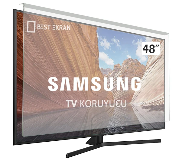 SAMSUNG 48J5070 TV EKRAN KORUYUCU - Samsung 48" inç 122 Ekran Şeffaf Koruma paneli ürün görseli 1