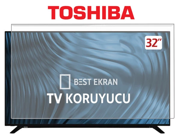 Toshiba 32WL3C64DT Tv Ekran Koruyucu - Toshiba 32" inç 80 cm 81 Ekran Koruyucu ürün görseli 1