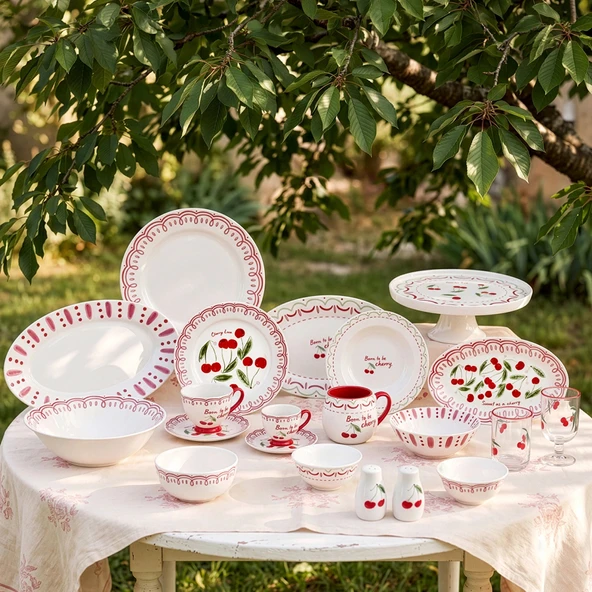 Karaca Cherry Time Kek Standı 25 cm - Resim 6